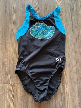 GK Florida Gator Sparkle Racerback Leotard
